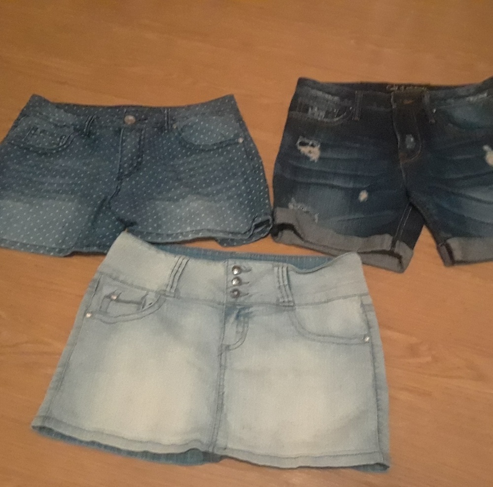 Lot of blue jean